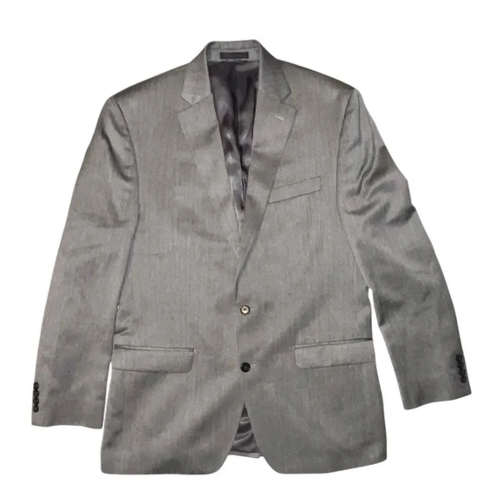 Lauren Ralph Lauren Grey Blazer Suit Jacket Macy’s Men’s Store Size 42L